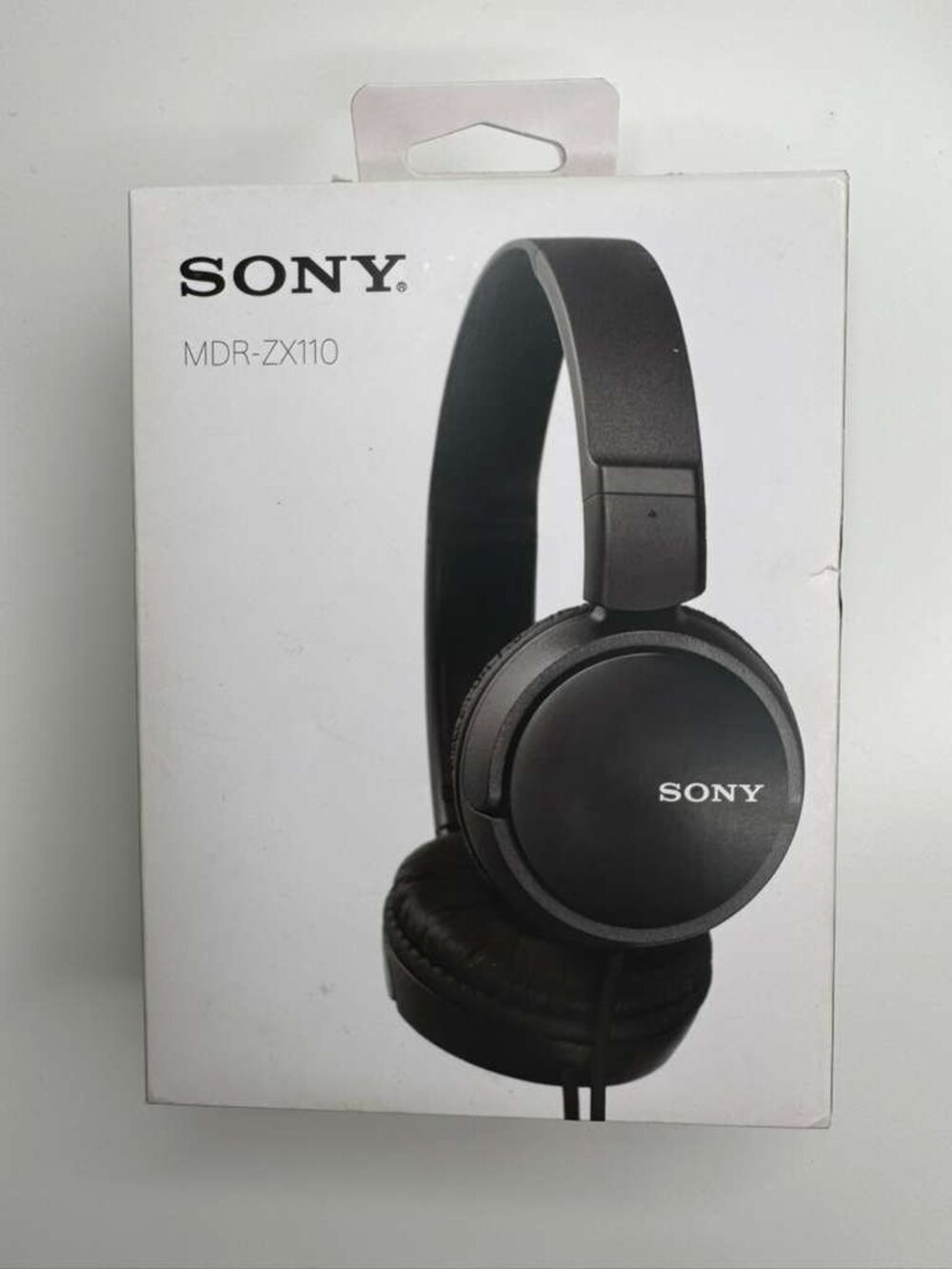 Sony MDR-ZX110 Wired On-Ear Headphones - Black - Foldable Portable Stereo Headse
